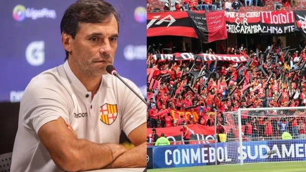 El estratega argentino se molestó con lo que le dijeron los hinchas del deportivo Cuenca