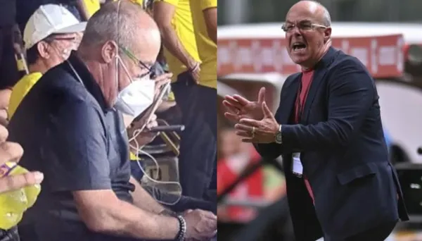 El estratega de Barcelona SC reveló el caos que tuvo que pasar para llegar al Monumental debido a que no fue invitado