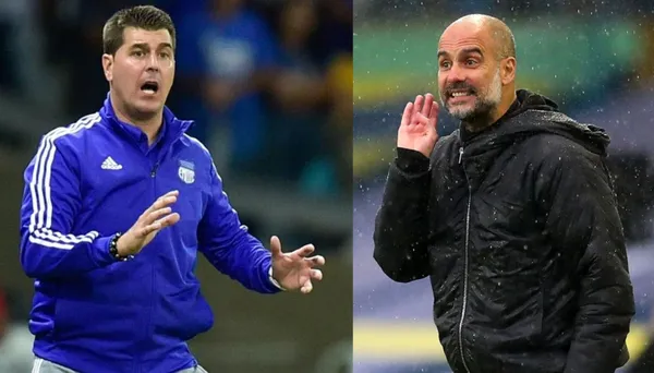 El estratega del Club Sport Emelec se comparó con uno de los mejores técnicos del mundo