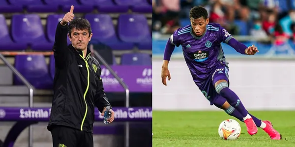 El estratega del Real Valladolid habló sobre Gonzalo Plata y su posible titularidad contra el Celta de Vigo