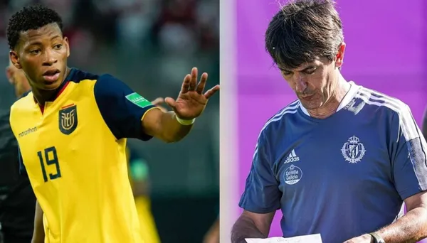 El estratega del Real Valladolid, Pacheta, le dejó un claro mensaje a Plata luego de la lesión de su compañero Oscar Plano