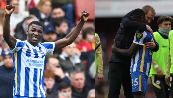 El estratega inglés habló sobre Moisés Caicedo luego de la victoria ante el Manchester United