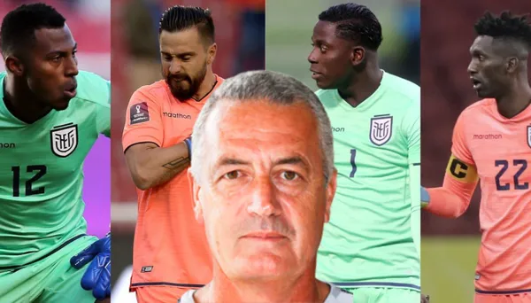El estratega de la selección ecuatoriana se ha caracterizado por darle la confianza a 4 goleros en la convocatoria