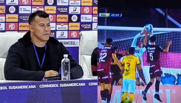 El estratega de Lanús hizo molestar a los aficionados de Barcelona SC