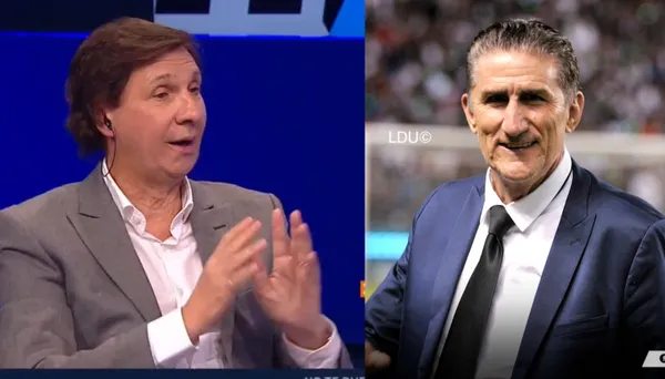 El estratega de Liga de Quito no pasa por su mejor momento y sus aficionados le envían fuerzas