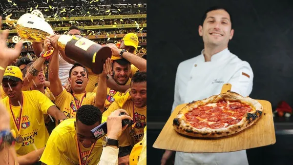 El ex jugador del ídolo del Ecuador ahora tiene una pizzería, donde le va bastante bien