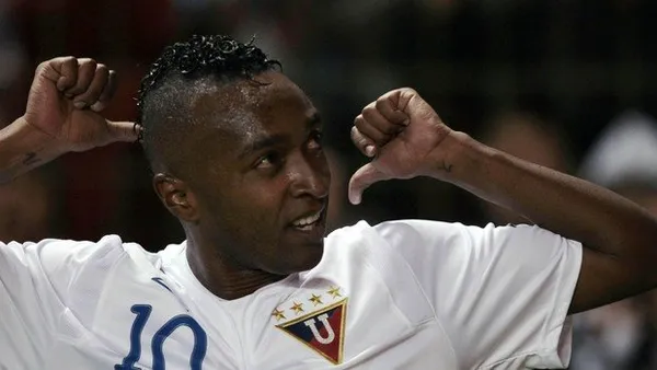 El extremo fue uno de los puntos altos en LDU para alzar la Copa Libertadores 2008