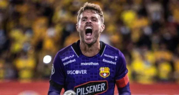 El festejo desmedido de Javier Burrai luego de ganarle a Liga de Quito