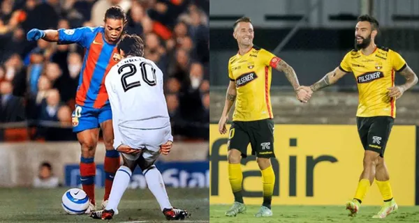 El futbolista tiene gran calidad en sus pies y practica jugadas que fueron vistas en Ronaldinho, se alista para llegar a Barcelona SC