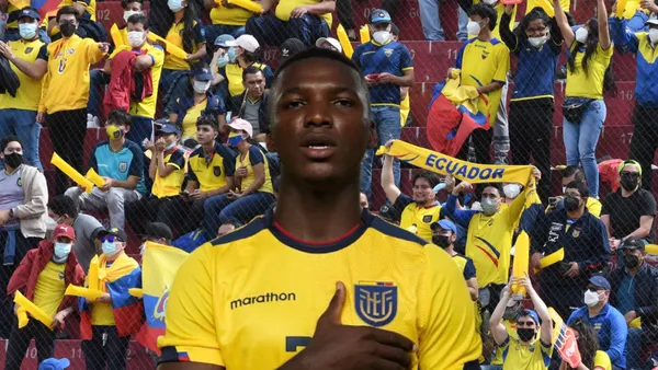El gesto de Moisés Caicedo con los hinchas de Ecuador