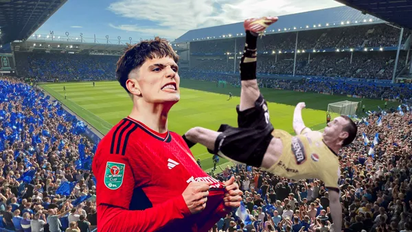 El golazo de Garnacho hizo recordar a la chilena del Kitu Díaz