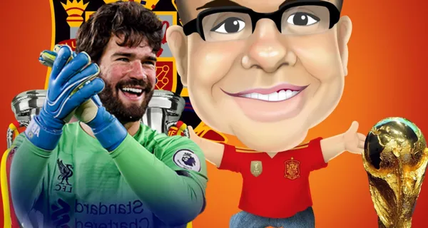 El golero de brasil vio la roja en dos ocasiones pero el arbitro rectificó y continuó la jugada