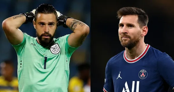 El golero de la selección ecuatoriana confesó que conocía a Lionel Messi