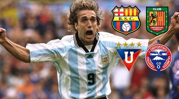 El gran delantero argentino se llevó el recuerdo de un equipo ecuatoriano