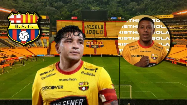 El gran gesto de compañerismo de Pineida con Solano en Barcelona SC