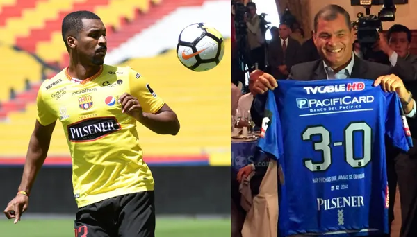 El histórico jugador de la Selección Ecuatoriana tuvo un arduo debate con el ex presidente Rafael Correa