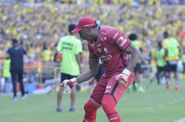 El jugador de Barcelona SC anotó un tanto de cabeza en la última práctica