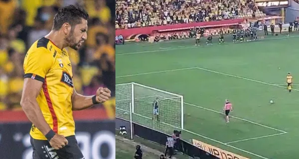 El jugador de Barcelona SC confesó lo que tuvo que hacer para cobrar el penal a la perfección