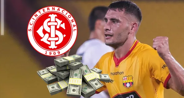 El jugador de Barcelona SC es pretendido por el Inter de Porto Alegre