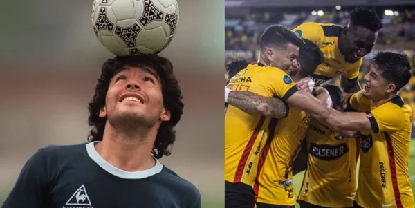 El jugador de Barcelona SC es uno menos en el terreno de juego