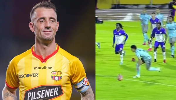 El jugador de Barcelona SC se pronunció mediante las redes sociales