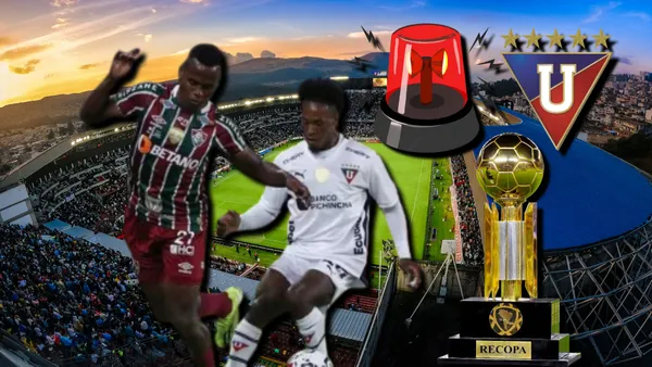 El jugador de LDU que podría no jugar la final de la Recopa, preocupa a los albos