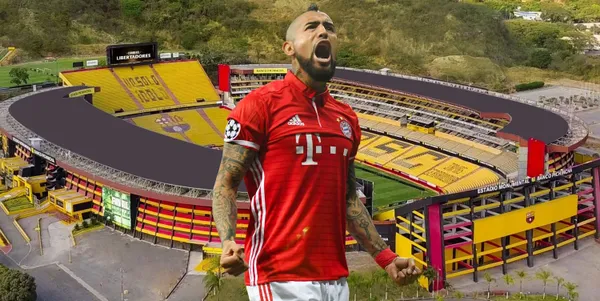 El jugador del Flamengo quedó sorprendido con el escenario deportivo de Barcelona SC