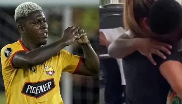 El jugador del ídolo salió de prisión y se reencontró con su familia