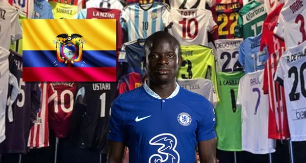 El jugador ecuatoriano que logró intercambiar camiseta con el crack francés, ahora lo tiene en su colección de camisetas