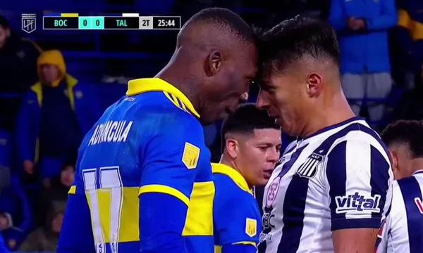 El jugador ecuatoriano no se dejó en un partido bravo contra Boca Juniors