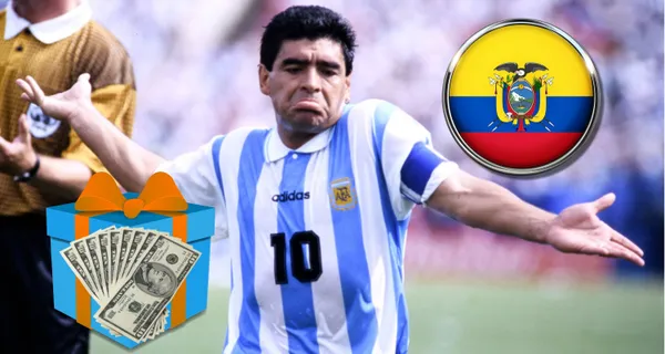 El jugador ecuatoriano se ganó el aprecio de Diego Armando Maradona, y hasta le regaló un lujoso reloj, pero hoy va a Segunda