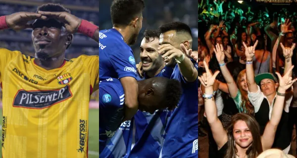 El jugador de Emelec que fue captado de fiesta, como pasó anteriormente con Michael Carcelén que se lo captó bebiendo