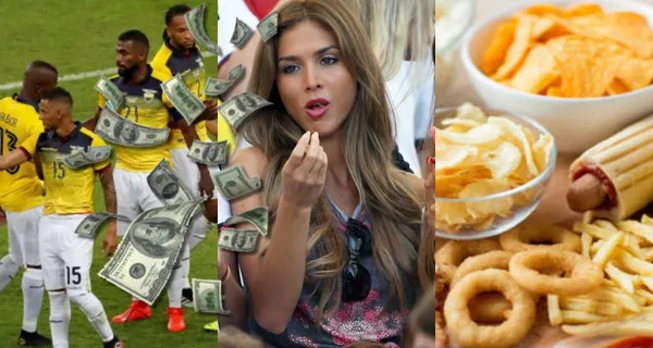 El jugador era uno de los grandes en Ecuador y lo tasaron en millones, pero ahora está casi que desaparecido y ni se cuida en la comida