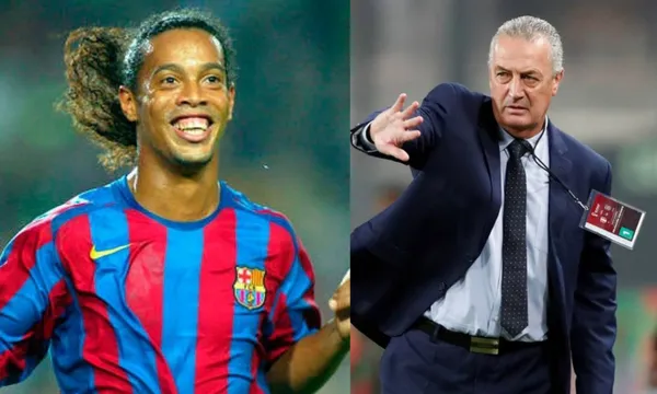 El jugador es el mejor 10 para Ronaldinho, pero es mal camerino y por eso no va al Mundial