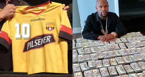 El jugador ahora está pasando un gran momento en el fútbol mexicano y quiso ponerse la amarilla de Barcelona SC