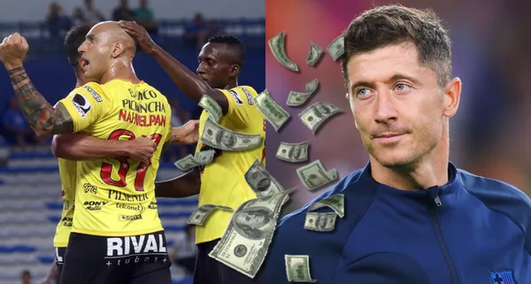 El jugador estuvo en Barcelona SC y por no pagar su pase hoy la rompe en otra liga y podrá decir que se enfrentó a Robert Lewandowski