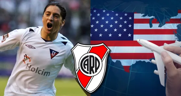 El jugador estuvo en Liga de Quito y también en filas de River Plate, pero luego tomó sus maletas y se fue a Estados Unidos
