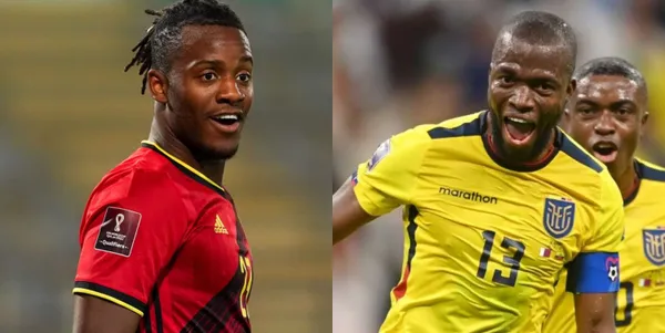El jugador de la selección de Bélgica bromeó con el delantero de Ecuador