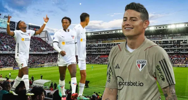 El jugador de LDU que se abrazó con James Rodríguez