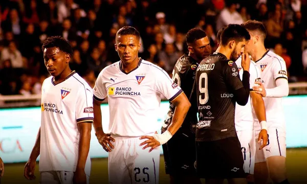 El jugador de LDU se prepara para medir a Boca Juniors