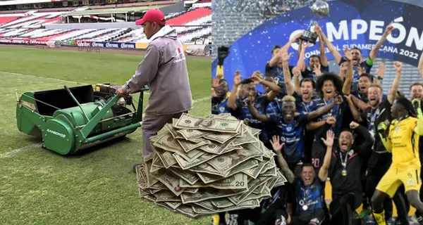 El jugador levantó la Copa Sudamericana y es un crack, pero en sus inicios ayudaba a su papá en el trabajo en un estadio