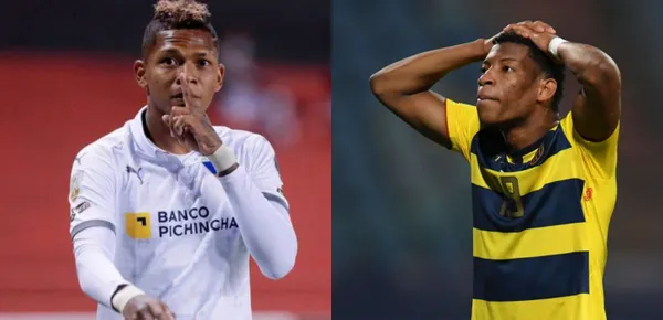 El jugador de Liga de Quito apareció con un mensaje de apoyo al jugador del Real Valladolid y los aficionados estallaron