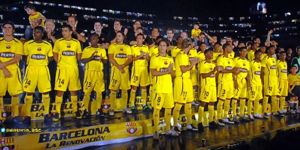 El jugador llegó a Barcelona SC como una estrella de cartón