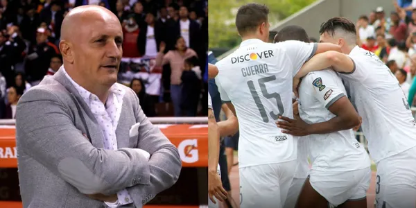 El jugador parece que no tendrá espacio en la zaga de LDU y el entrenador uruguayo ensayó en una nueva posición