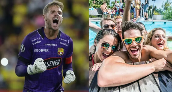 El jugador pasa en piscinas y se ve que no está 100% enfocados