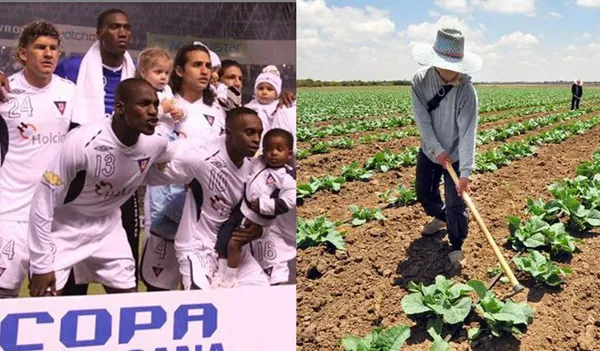 El jugador que alcanzó la gloria con la U y hoy trabaja la tierra