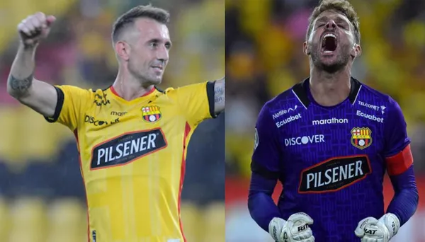 El jugador que se lanza el equipo al hombro cuando está enchufado en Barcelona SC