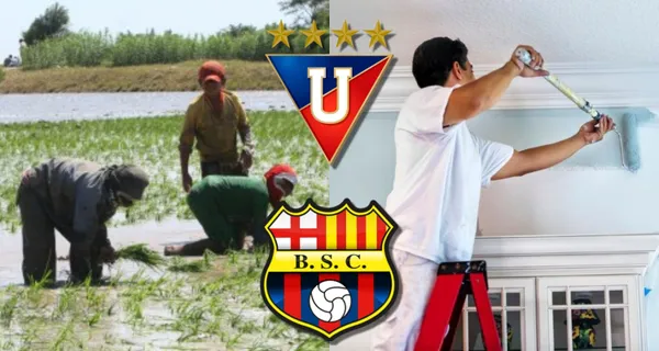 El jugador se dio el lujo de decirle no a Barcelona SC y salió de Liga de Quito cuando bajaron los salarios. Ahora es pintor de casas