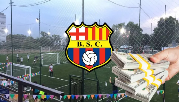 El jugador se puso un complejo deportivo gracias a Barcelona SC