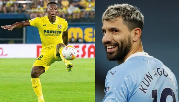 El Kun Agüero comentó el partido entre Villarreal vs. Liverpool y le puso un nuevo apodo a Pervis Estupiñán